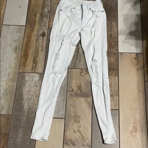White Ripped Jeans